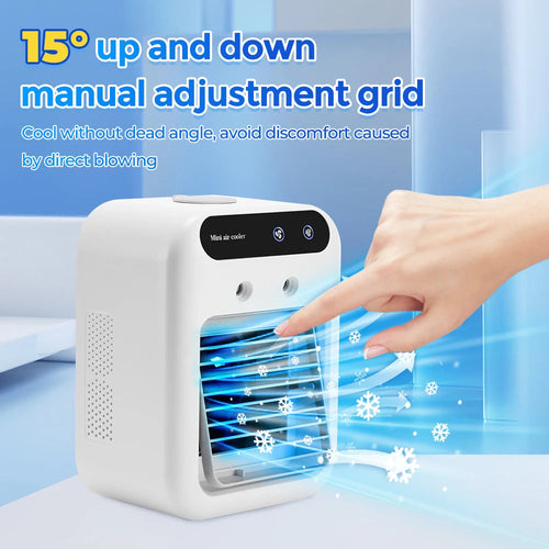 3 In 1 Fan AIr Conditioner Household Small Air Cooler LED Night Light