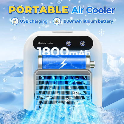 3 In 1 Fan AIr Conditioner Household Small Air Cooler LED Night Light