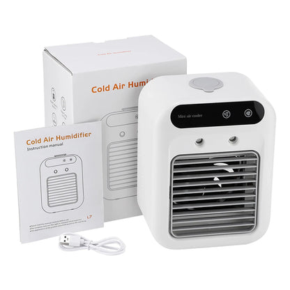 3 In 1 Fan AIr Conditioner Household Small Air Cooler LED Night Light